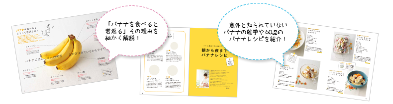 「バナナを食べると若返る」その理由を細かく解説！意外と知られていないバナナの雑学や60品のバナナレシピを紹介！