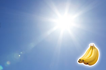 「抗酸化力の高いフルーツ「バナナ」でカラダの中から夏の紫外線対策！
